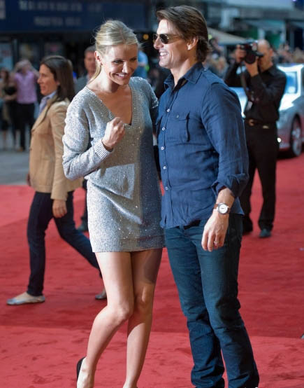 Tom Cruise in Denim Shirt with Cameron Diaz in Knight and Day